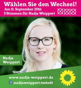 Profilbild  Stimmen für Nadja Weippert